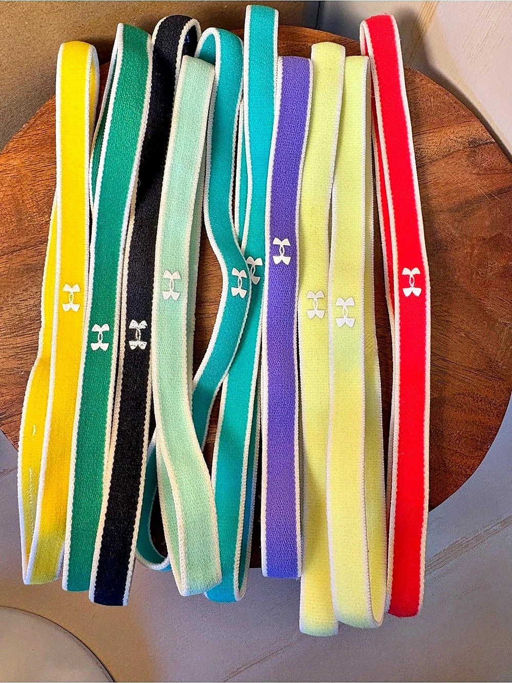Under Armour UA Mini Elastic Headbands Multicolor & Yellow